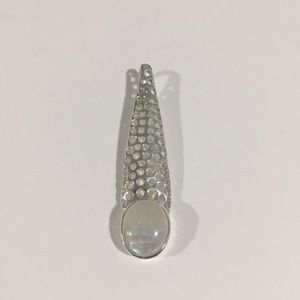 Sterling Silver Women's Pendant With Pearl